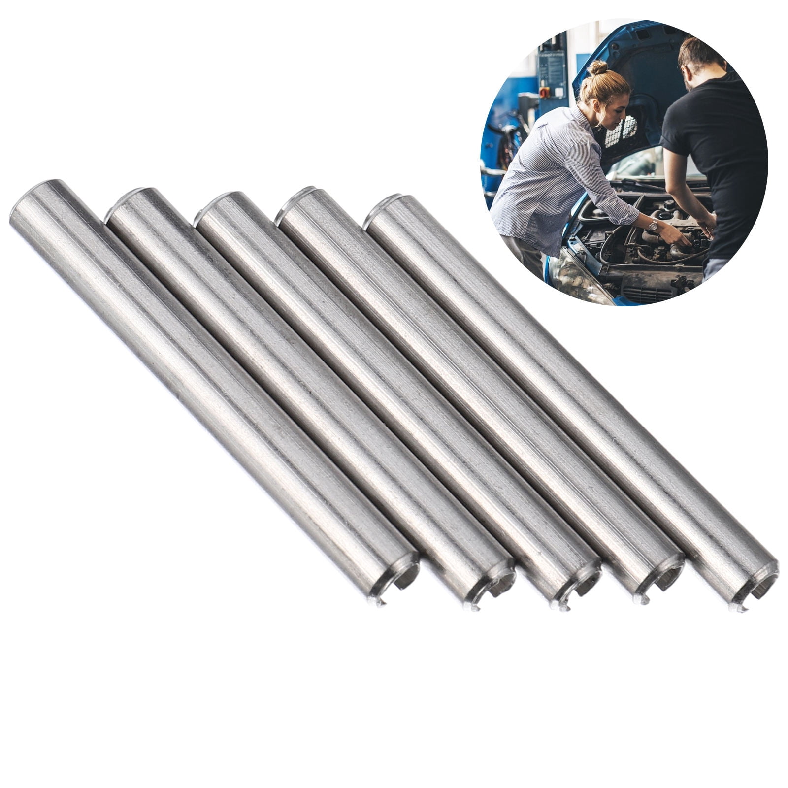 KHBUAB 50Pcs Positioning and Fixing Slotted Spring Pin for Mechanics 1 ...
