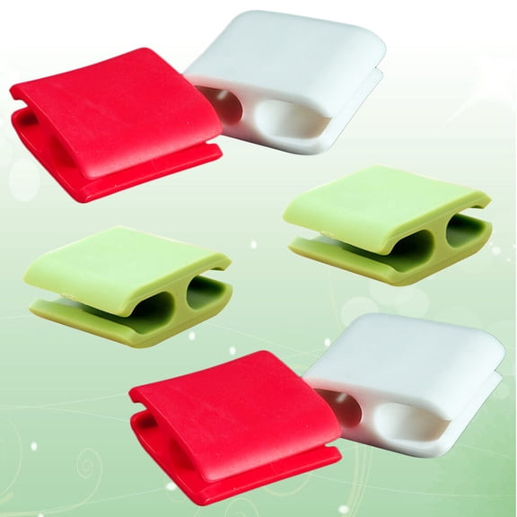 KHBUAB 6Pcs Desktop Cable Manager Cord Organisers for General Users and Cables