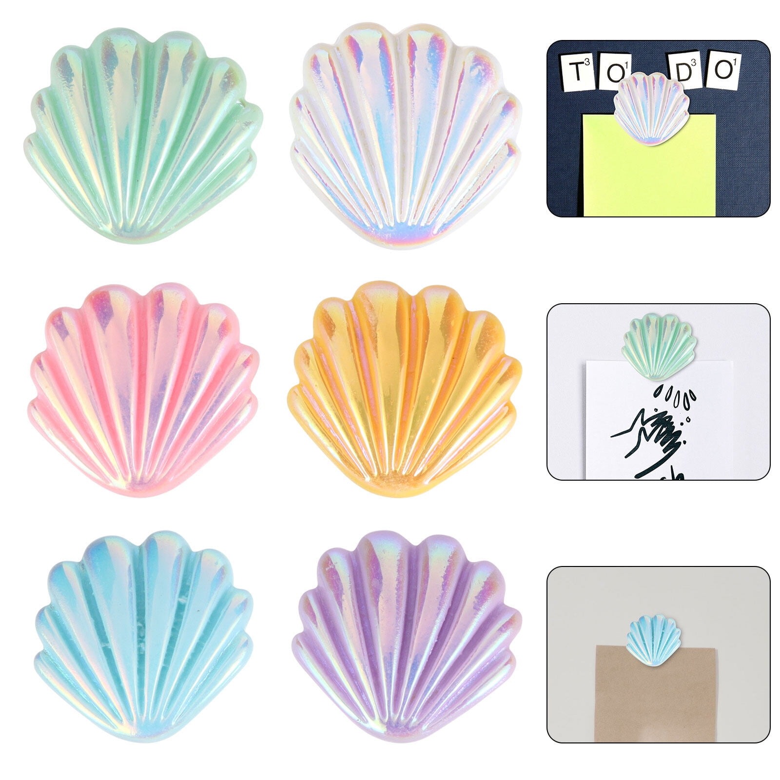 KHBUAB 6Pcs Fridge Magnets Sticker in Assorted Color for Refrigerator ...