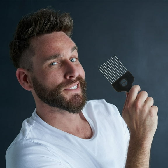 KHBUAB 6Pcs Tail Comb for Hair Stylists in Black with Hair Layering and Styling 8.7x2.8x0.2In