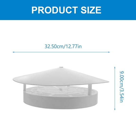 KHBUAB Plastic Chimney Rainproof Cover Protective Shield Weather Resistant 1 Piece