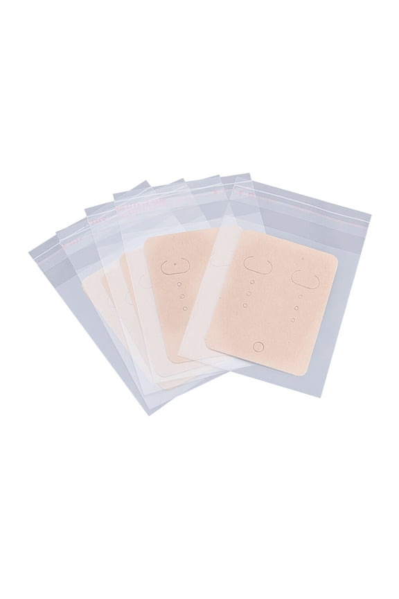 Earring Packaging for Small Business Paper Brown 200Set
