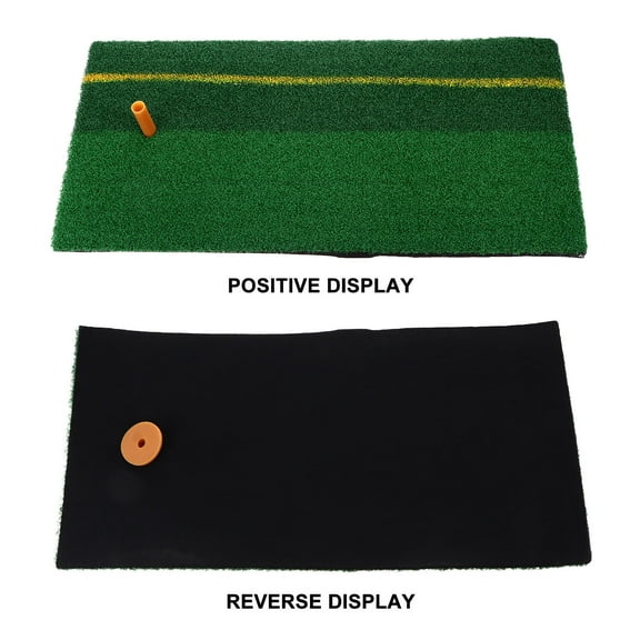 KHBUAB Indoor Golf Mat 1 Set Practice Hitting Mat Golfing Hitting Pad Nylon Pad For Beginners Advanced