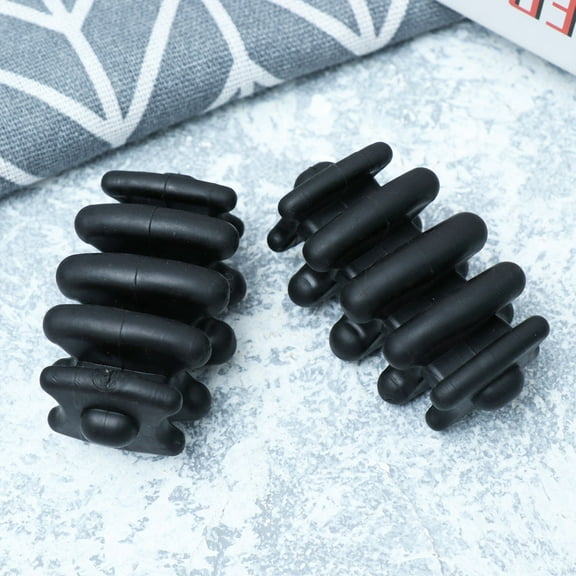 KHBUAB Outdoor Hunting 1 Pair Black Rubber Bow Stabilizer for Vibration Reduction and Wrist Protection