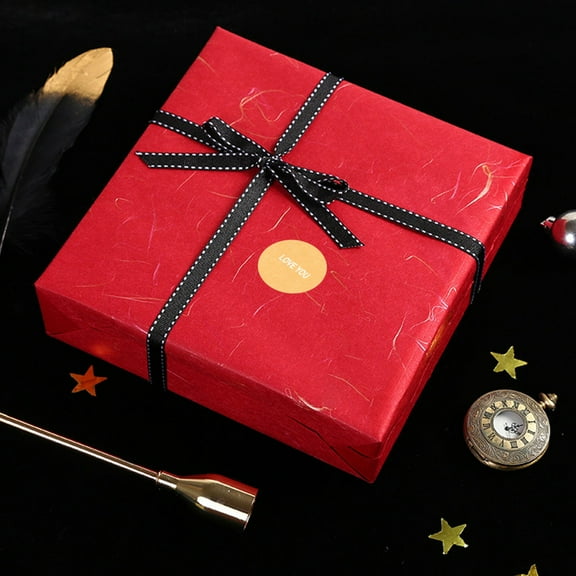 KHBUAB Paper Stickers 2.5X2.5X0.1in 2 Rolls 500 Labels per Roll for Baking Labeling