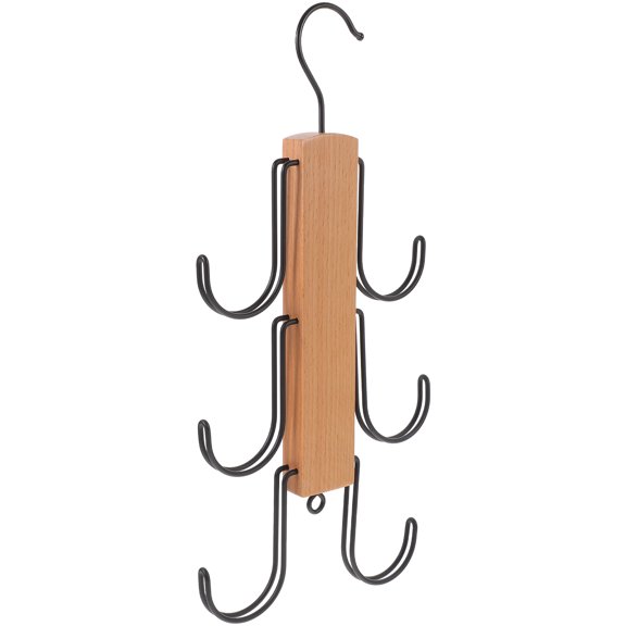 KHBUAB Rotary Multi Functional Closet Bag Hanger Stainless Purse and Clothes Hook