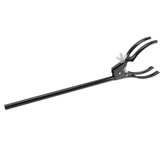 KHBUAB Small Clamp 4Prong Adjustable Iron 33.5x4cm Laboratory Scientific Tool 1Pcs