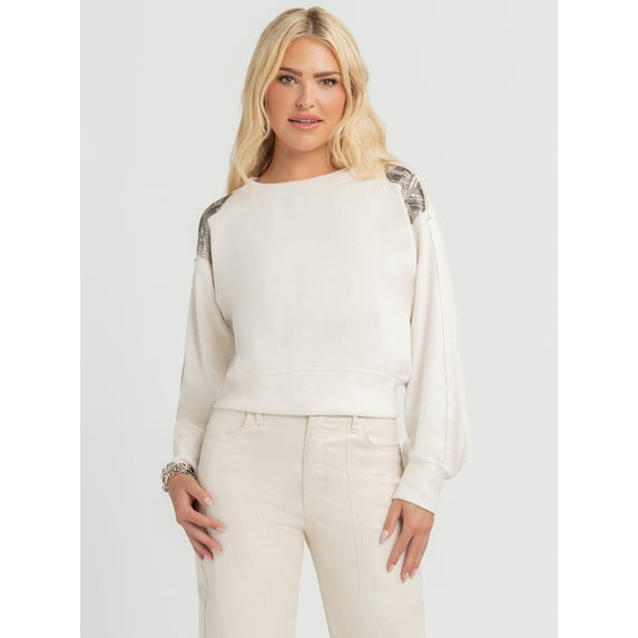 Jessica Simpson Women's Khissa Crewneck Top, Sizes XS-XL