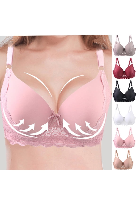 Womens Sports Bras Solid D Cup Seamless Lace Push Up Breathable Base Layer Tank Top Bras