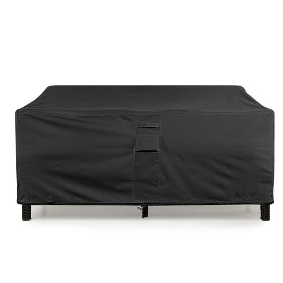 KHOMO GEAR 2.00 x 32.50 x 33.00 Inches Black Outdoor Sofa Cover, Heavy Duty