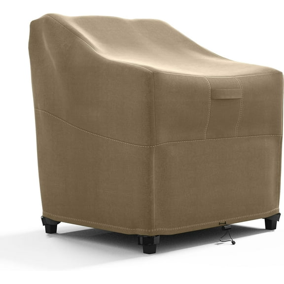KHOMO GEAR Outdoor Chair Cover Patio Furniture Cover Waterproof Heavy Duty - Brown