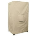 thumbnail image 1 of KHOMO Gear - Panther Series - Heavy Duty Outdoor Black Smoker Cover Protector 17" x 20" x 35.5" - Beige, 1 of 7