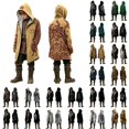 thumbnail image 1 of KHONTS Boys Hooded Cloak 3D Print Jacket Retro Coat Mid Length Outerwear with Pocket,Size 2-15 Years 21-Yellow 90, 1 of 4