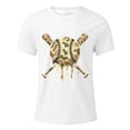 thumbnail image 1 of KHONTS Camo Printed Baseball Boys Kids T-Shirt Short Sleeve Crew Neck Tees,Size 2-13 Years White 160, 1 of 4