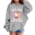 thumbnail image 1 of KHONTS Cartoon Printed Hoodies for Girls Cute Winter Fall Long Sleeve Hooded Sweatshirts Casual Loose Fit Warm Pullover Tops with Pocket,Size 4-14 Years, 1 of 4