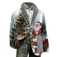 thumbnail image 1 of KHONTS Christmas Blazer for Men Corduroy Xmas Graphic Suit Jackets Lapel Button down Blazers for Dinner Party 2025 09-White XL, 1 of 3