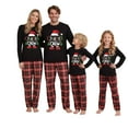 thumbnail image 1 of KHONTS Christmas Family Pajamas Xmas Matching Family Pajama Holiday Pjs Xmas Jammies Sleepwear Set 1-Black Men, 1 of 4
