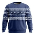 thumbnail image 1 of KHONTS Christmas Sweatshirts for Men Classic Funny Christmas Pullovers Tops Baggy Holiday Novelty Xmas Clothes Navy XXXXL, 1 of 3