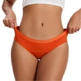 thumbnail image 1 of KHONTS Comfort Bikini Period Underwear for Women Regular Absorbency Keeps Dry from All Leaks Orange XXL, 1 of 4