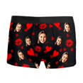 thumbnail image 1 of KHONTS DIY Custom Face Mens Boxer Briefs Personalized Underwear with Photo Picture Customized Boxers Gifts for Boyfriend Husband 01-Black XXXXL, 1 of 9