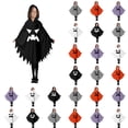 thumbnail image 1 of KHONTS Ghost Face Poncho for Toddler Kids Hooded Cloak Halloween Performance Clothes Spooky Capes 25-White XS, 1 of 4