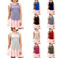 thumbnail image 1 of KHONTS Girls Summer Workout Tank Tops Ruffle Sleeveless Racerback Crewneck Casual Loose Activewear White 160, 1 of 7