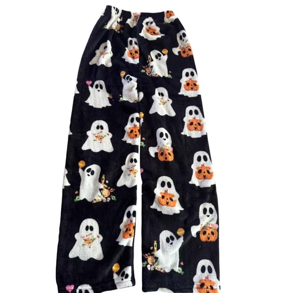 KHONTS Halloween Pajama Pants Women Men Couples Halloweens Pjs Pants Unisex Funny Pajama Bottom Sleepwear for Party B XXL