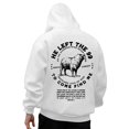 thumbnail image 1 of KHONTS He Left the 99 to Find Me Sweatshirt for Men Christian Fashion Graphic Hooded Sweatshirt Long Sleeve Hoodies White XL, 1 of 6