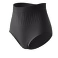 thumbnail image 1 of KHONTS High Waisted Underwear for Women Elastic Tummy Control Panties Seamless Comfy Briefs Black M, 1 of 2
