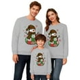 thumbnail image 1 of KHONTS Matching Merry Christmas Sweatshirts for Family Holiday Xmas Long Sleeve Pullover Tops Women Grey, 1 of 6