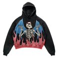 thumbnail image 1 of KHONTS Men's Baggy Graphic Printed Hoodies Lined Trendy Hop Hoodies Streetwear Sports Outdoor Pop Hooded Sweatshirts with Pocket Z09-Black XXXXXL, 1 of 3