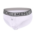 thumbnail image 1 of KHONTS Men's Dual Pouch Briefs Soft Comfy Breathable Underwear White XXXXL, 1 of 2