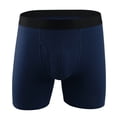 thumbnail image 1 of KHONTS Men's Incontinence Underwear Ultra Absorbent Boxer Briefs Leak-Proof Boxer Briefs with Front Opening Blue L, 1 of 2