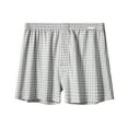 thumbnail image 1 of KHONTS Men's Loose Fitting Underwear Pure Cotton Home Sleepwear Flat Angle Breathable Plus Size Shorts Boxers Briefs Grey XL, 1 of 3