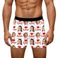 thumbnail image 1 of KHONTS Men's Personalized Boxers Husband Boyfriend Funny Boxers DIY Valentine's Day Birthday for Him White XL, 1 of 8