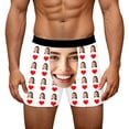 thumbnail image 1 of KHONTS Men's Personalized Boxers Husband Boyfriend Funny Boxers Valentine's Day Birthday for Him White XL, 1 of 8