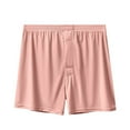 thumbnail image 1 of KHONTS Men's Satin Boxer Briefs Soft Stretch Breathable Underpants with Moisture Wicking High Elasticity Underwear Red XXXL, 1 of 6