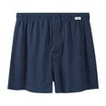 thumbnail image 1 of KHONTS,Men's Super Soft Organic Cotton Boxer Shorts Loose Fit Button Open Fly Underwears Navy XXXXL, 1 of 3
