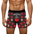 thumbnail image 1 of KHONTS Personalized Boxers for Men Husband Boyfriend Funny Boxers for Men Valentine's Day Birthday for Him 03-Black XL, 1 of 8