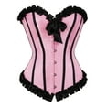 thumbnail image 1 of KHONTS,Plus Size Corsets for Women Black Bustier Lingerie for Halloween Costume Dress Pink XXXXL, 1 of 3