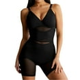 thumbnail image 1 of KHONTS Shapewear Bodysuit For Women Tummy Control Butt Lifter Fajas Body Shaper V-Neck Body Suit Waist Trainer Black S, 1 of 4