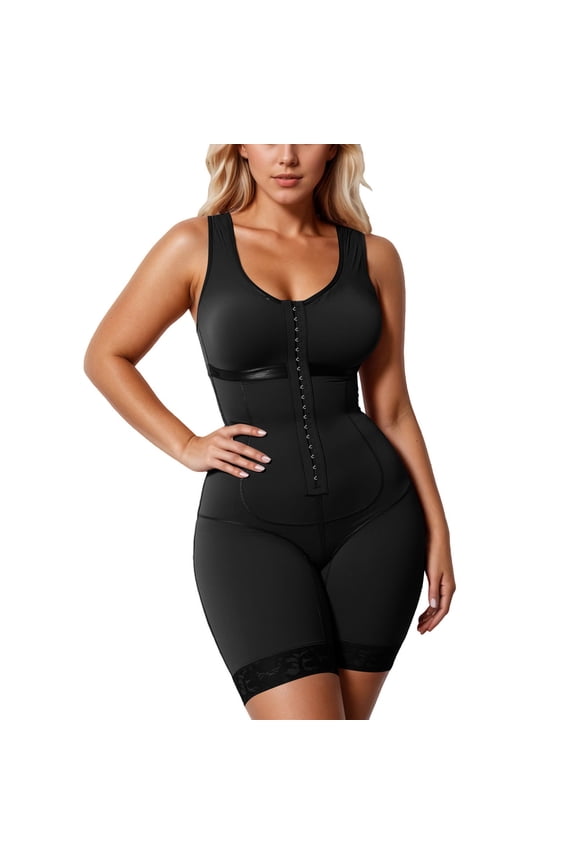 ,Shapewear Tummy Control High Compression Faja Colombiana Girdle for Women Abdomen Control Black S