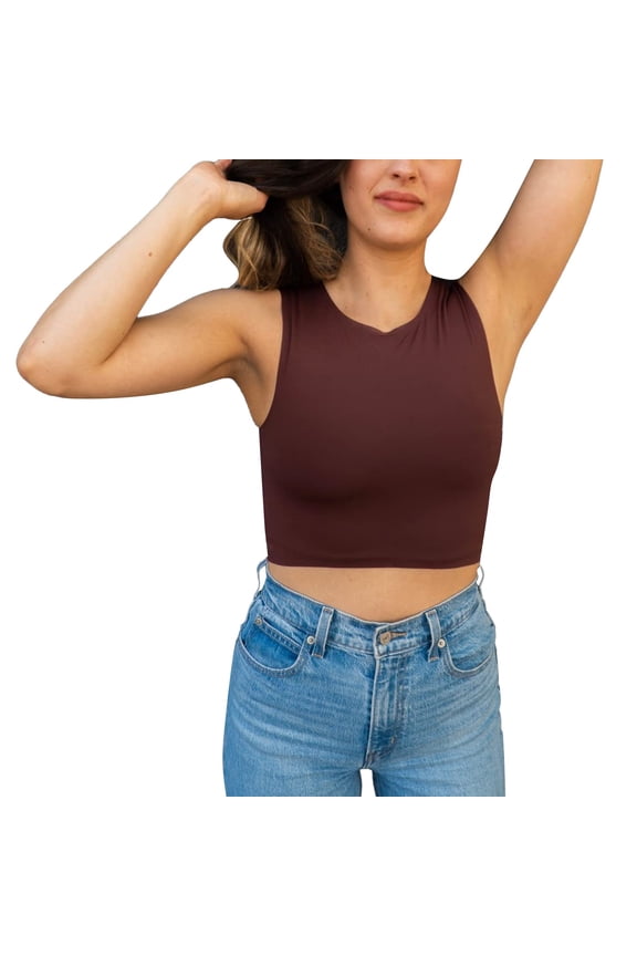 Sports Bras for Women Athletic Yoga Running Crop Tops Sleeveless Gym Workout Tops M