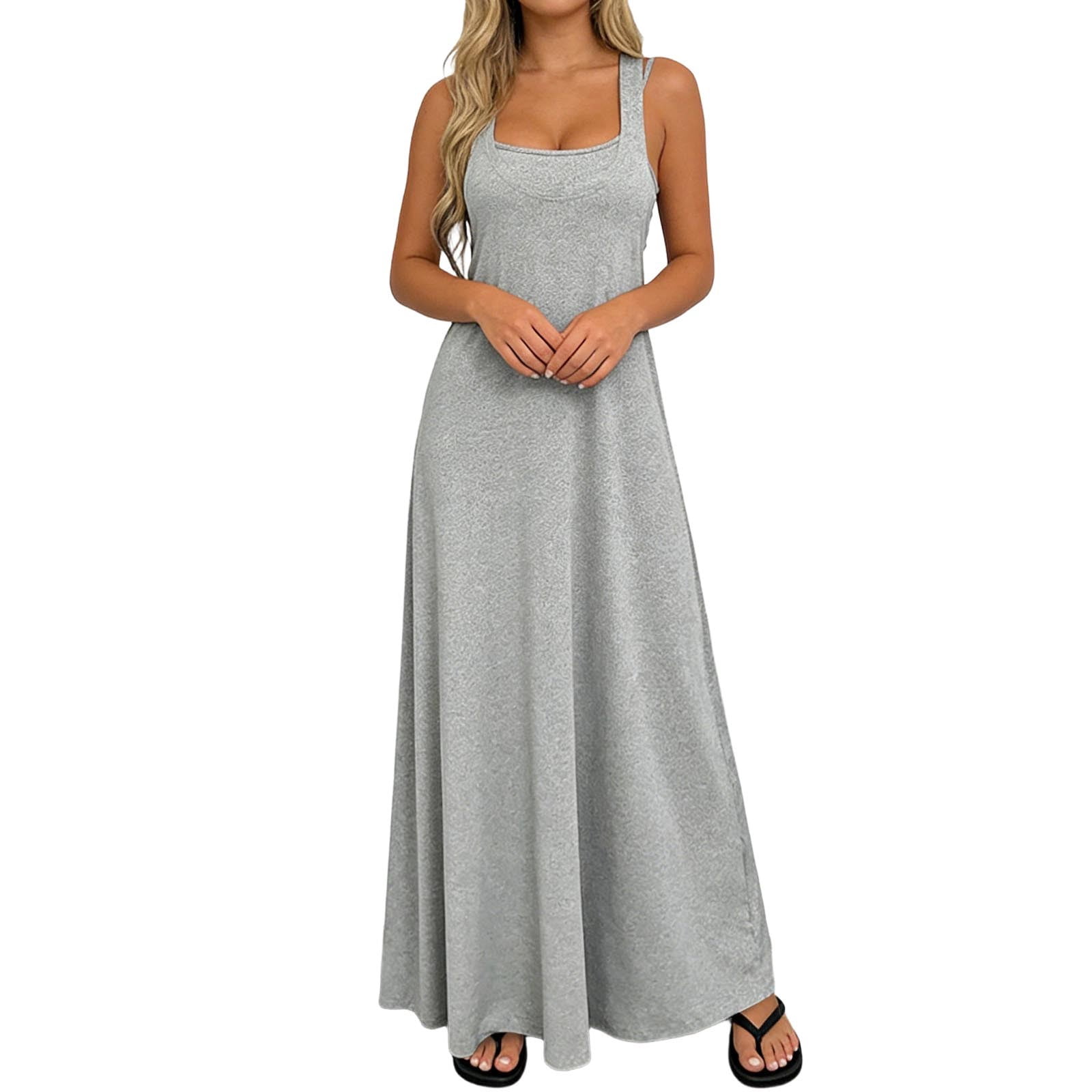 maxi dress with bra The Savannah Strappy Maxi Bra Dress