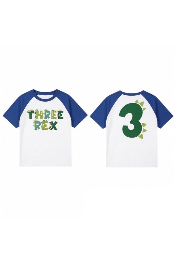 Toddler Boy Birthday Shirts Outfit Party T Shirt Short Sleeve Tees Tops Summer Clothes,Size 1-13 Years Navy 160