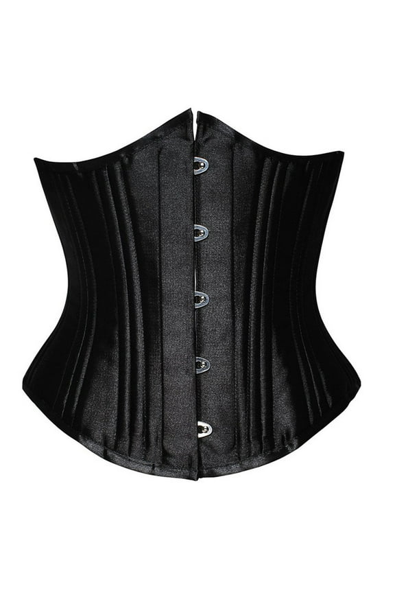 ,Underbust Corsets for Women Black Corset Tops Waist Trainer Fashion Bustier Plus Size Corsets Black XXXXXL