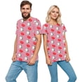 thumbnail image 1 of KHONTS Valentine's Day Custom T Shirts for Couple Personalized Image Customized T Shirts Personalized Custom Tess C-Pink L, 1 of 5