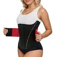 thumbnail image 1 of KHONTS Waist Trainer for Women Trimmer Belt Waist Cincher Tummy Wrap Plus Size Snatch Bandage Body Shaper RD2 M, 1 of 4