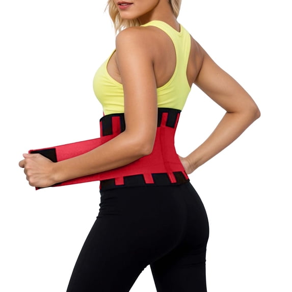 KHONTS Waist Trainer for Women Trimmer Belt Waist Cincher Tummy Wrap Plus Size Snatch Bandage Body Shaper RD2 M