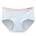 thumbnail image 1 of KHONTS Women's Comfortable Mid Rise Panties Soft Breathable Everyday Wear Seamless Underwear Blue L, 1 of 2